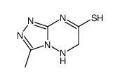 3-methyl-5,6-dihydro-1H-[1,2,4]triazolo[4,3-b][1,2,4]triazine-7-thione结构式