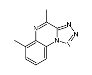 4,6-dimethyl-tetrazolo[1,5-a]quinoxaline结构式