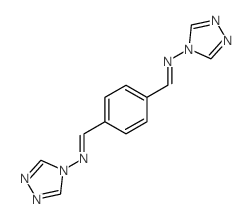 4H-1,2,4-Triazol-4-amine,N,N'-(1,4-phenylenedimethylidyne)bis- (9CI) Structure