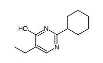 2-cyclohexyl-5-ethyl-1H-pyrimidin-6-one结构式