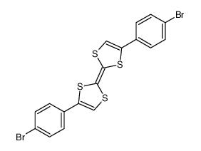 4,4'-bis(4-bromophenyl)-2,2'-bi(1,3-dithiolylidene) Structure