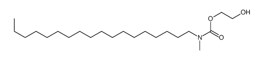 2-hydroxyethyl N-methyl-N-octadecylcarbamate Structure