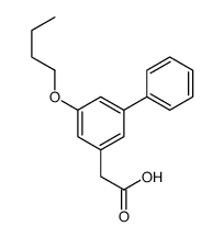 5-Butoxy-(1,1'-biphenyl)-3-acetic acid Structure