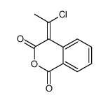 4-(1-chloroethylidene)isochromene-1,3-dione结构式