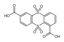5,5,10,10-tetraoxothianthrene-1,7-dicarboxylic acid结构式