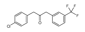 1-(4-chlorophenyl)-3-[3-(trifluoromethyl)phenyl]propan-2-one Structure