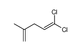 1,1-Dichloro-4-methylpentadiene-1,4 Structure