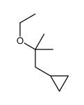 (2-ethoxy-2-methylpropyl)cyclopropane Structure