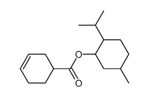 Cyclohex-3-enecarboxylic acid 2-isopropyl-5-methyl-cyclohexyl ester Structure