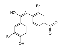 3-bromo-N-(2-bromo-4-nitrophenyl)-4-hydroxybenzamide结构式