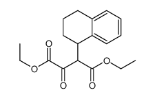 diethyl 2-oxo-3-(1,2,3,4-tetrahydronaphthalen-1-yl)butanedioate结构式