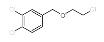1,2-dichloro-4-(2-chloroethoxymethyl)benzene结构式