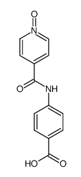 4-(1-oxy-isonicotinoylamino)-benzoic acid结构式