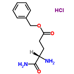 Benzyl α-glutaminate hydrochloride (1:1) Structure