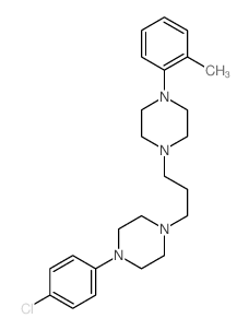 Piperazine,1-(4-chlorophenyl)-4-[3-[4-(2-methylphenyl)-1-piperazinyl]propyl]- (9CI) Structure