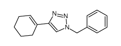 1-benzyl-4-(cyclohexen-1-yl)triazole结构式