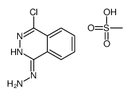 (4-chlorophthalazin-1-yl)hydrazine,methanesulfonic acid结构式