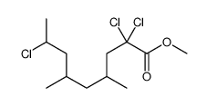 methyl 2,2,8-trichloro-4,6-dimethylnonanoate Structure