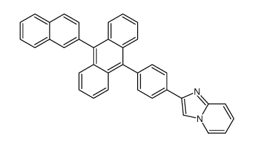 2-[4-(10-naphthalen-2-ylanthracen-9-yl)phenyl]imidazo[1,2-a]pyridine结构式