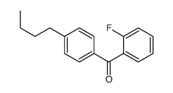 4-butyl-2'-fluorobenzophenone structure