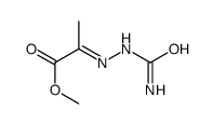methyl 2-(carbamoylhydrazinylidene)propanoate结构式