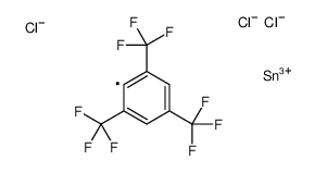 trichloro-[2,4,6-tris(trifluoromethyl)phenyl]stannane结构式
