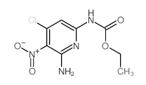 Carbamic acid,(6-amino-4-chloro-5-nitro-2-pyridinyl)-, ethyl ester (9CI)结构式