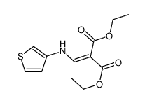 DIETHYL 2-[(3-THIENYLAMINO)METHYLIDENE!MALONATE+ structure