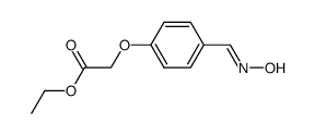 [4-(hydroxyimino-methyl)-phenoxy]-acetic acid ethyl ester Structure