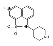 4-methylsulfonyl-N-piperidin-4-ylisoquinolin-5-amine,hydrochloride Structure