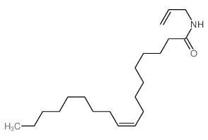 9-Octadecenamide,N-2-propen-1-yl-, (9Z)-结构式