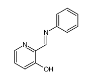 3-hydroxy-2-pyridylmethyleneaniline Structure