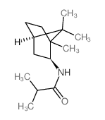 2-methyl-N-[(2S,4R)-1,7,7-trimethylnorbornan-2-yl]propanamide结构式