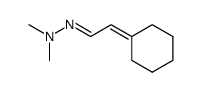 Cyclohexylidenacetaldehyd-dimethylhydrazon结构式