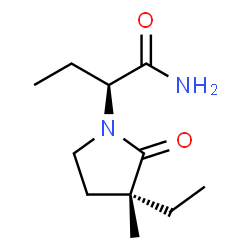 1-Pyrrolidineacetamide,alpha,3-diethyl-3-methyl-2-oxo-,(alphaS,3R)-(9CI) picture