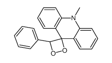 10-methyl-4'-phenyl-10H-spiro[acridine-9,3'-[1,2]dioxetane]结构式