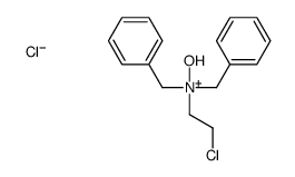 dibenzyl-(2-chloroethyl)-hydroxyazanium,chloride Structure