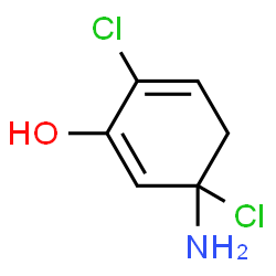 Phenol,3-amino-3,6-dichloro- (6CI) structure