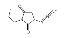 3-azido-1-propylpyrrolidine-2,5-dione结构式