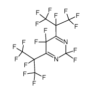 perfluoro-4,6-di-isopropyl-1,3-diazacyclohexa-1(6),4-diene结构式