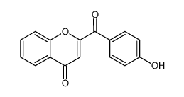 (hydroxy-4' benzoyl)-2 chromone Structure