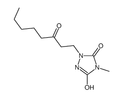 4-methyl-1-(3-oxooctyl)-1,2,4-triazolidine-3,5-dione Structure