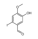 5-hydroxy-2-iodo-4-methoxybenzaldehyde结构式