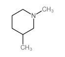 Piperidine,1,3-dimethyl- Structure