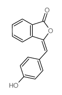 1(3H)-Isobenzofuranone,3-[(4-hydroxyphenyl)methylene]-结构式