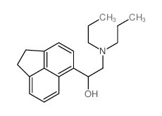 5-Acenaphthylenemethanol, .alpha.-[ (dipropylamino)methyl]-1, 2-dihydro- structure