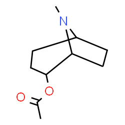 8-Azabicyclo[3.2.1]octan-2-ol,8-methyl-,acetate(ester)(9CI) Structure