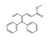 methyl 4-benzhydrylidenehexa-2,5-dienoate Structure