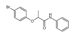 2-(4-bromophenoxy)-N-phenylpropanamide结构式