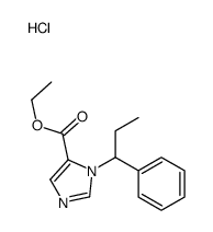 ethyl 3-(1-phenylpropyl)imidazole-4-carboxylate,hydrochloride Structure